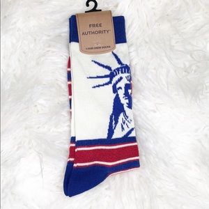 Statue of Liberty men’s crew socks